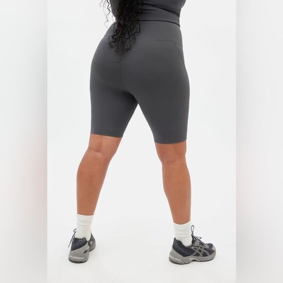 Girlfriend Collective Moon High-Rise Bike Short Small - Picture 4 of 16
